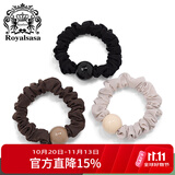 Royal sasa皇家莎莎发饰温柔3件套发圈橡皮筋头饰扎头发绳高弹力头花