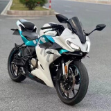 二手春风250SR赛道版ABS趴赛新手得吃250CC电喷摩托车跑车可上牌 白色