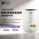 万创 适用米家小米空气净化器滤芯5代专用AC-M25-SC专用除尘除雾霾除醛异味HEPA复合材质滤芯过滤网