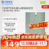 鸿蒙智选720智能空气净化器3s增强版滤网滤芯 专业除甲醛多重除菌除味 适配净化器3s增强版/3s