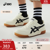 亚瑟士ASICS男鞋女鞋运动休闲鞋复古篮球鞋百搭板鞋 COURT MZ 米白色/黑色 36