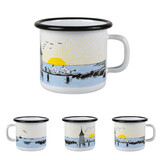 Muurla 芬兰进口muurla姆明搪瓷杯珐琅杯儿童杯小号马克杯 咖啡杯250ml 夏季款：柔和的风