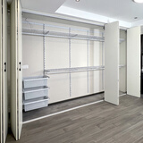 美达斯金属衣柜衣帽间钢架结构砌墙衣柜定制家用卧室衣帽架衣帽间组合架 1000元活动订金-送免费上门测量