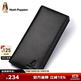 暇步士（Hush Puppies）男士钱包真皮休闲钱包长款钱包多卡位钱夹生日礼物送男友实用
