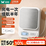 双枪（Suncha）电子秤 厨房秤不锈钢【20斤超大量程】食物秤克称精确到0.1g