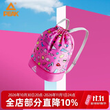 匹克儿童干湿分离游泳包防水沙滩便携大容量收纳袋双肩束口袋背包YS41102粉色