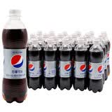 百事可乐 Pepsi 汽水碳酸饮料 整箱装 罐装 瓶装可乐 600mL24瓶轻怡可乐【无糖】