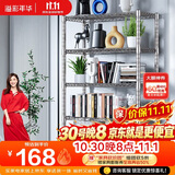 溢彩年华 厨房置物架落地仓储货架家用阳台铁艺储物架收纳架子五层2801SR