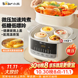 小熊（Bear）电炖盅电炖锅隔水炖家用4人用煲汤炖汤锅燕窝炖盅4.1L炖蒸煮一体微压电炖锅DDZ-J25G2