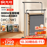 先锋电热龙鳞片油汀取暖器电暖器电暖气片家用节能加湿烘衣卧室客厅升温DYT-L7