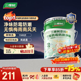 三棵树漆京粹乳胶漆防霉防潮二合一易擦洗墙面漆油漆涂料18L【京仓白漆】