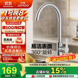 九牧（JOMOO）厨房水龙头304不锈钢洗菜盆360°旋转冷热双控龙头33221