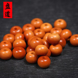 盘道 盘道橄榄核小圆珠挂绳手链隔珠光珠隔片长串素珠苹果圆218苏工 4.5mm（正圆）23+2颗