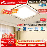 雷士（NVC）客厅灯具吸顶灯套餐后现代简约三色LED北欧创意-悠然