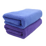 天气不错超细纤维洗车毛巾擦车布吸水玻璃清洁混色  40*40 两条装汽车用品