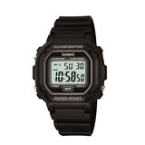 卡西欧（CASIO） 卡西欧（） 复古小方块手表男士电子表腕表 防水夜光运动学生