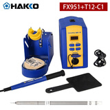 白光（HAKKO）日本白光FX-951电焊台数显恒温电烙铁焊接75W 对应70多款焊咀可选 FX-951+T12-C1（马蹄头1支）