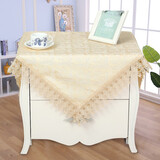 温恋 床头柜罩电视机罩冰箱巾多功能盖巾冰箱罩冰箱盖巾冰箱防尘盖巾 艾薇儿黄 100*150cm