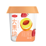 三元 大果块草莓 黄桃味酸牛奶260g/杯 低温酸奶休闲零食-早餐搭配