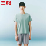 三枪【冰立方】睡衣男春夏情侣冰泉棉3A抗菌凉感舒适家居套礼盒装