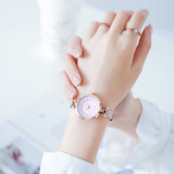 聚利时(julius)手表女小巧细带气质学生简约女孩女士文艺小清新百搭韩版潮流石英女表JA-864 粉色