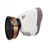 迈盾防雾霾pm2.5活性炭防霾防甲醛口罩男女骑行运动防护口罩 成人款-活性炭盒（象牙白）