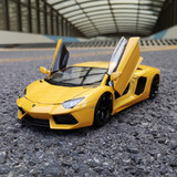 威利（WELLY） LP700 合金汽车模型1:24兰博基尼LP700-4 LP610-4汽车模型 LP700-4黄色