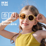 kocotreekk树儿童太阳镜偏光男童女童时尚眼镜宝宝墨镜男孩女孩潮洛克黄