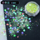 派喜DIY水晶滴胶UV胶圣诞梦幻闪粉填充眼妆亮片饰品材料抖音网红美甲 梦幻闪粉-小幸运