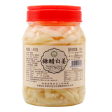 兰香缘安徽特产铜陵生姜片白姜糖醋泡姜甜生姜酱汁生姜咸生姜片 1500g糖醋姜2瓶