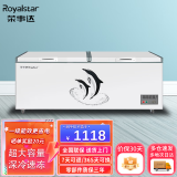 荣事达（Royalstar）冰柜商用大容量全冷冻家用卧式冷柜双门冷藏冷冻柜两用冰柜双开门展示柜雪糕柜大冰柜 1.6米长 一级能效 688双门冰柜