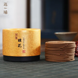 达埔  花香盘香 桂花茉莉薰衣草家用室内熏香 古纹炉+铜香托+盘香 4h桂花盘香-40片/盒+点香绵