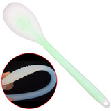 福奥堂 防滑双面拍痧板棒拍打板经络拍 按摩拍 捶背颈肩背按摩器敲打锤养生拍健身拍 家用全身器硅胶 升级加长38CM双面触点 绿色