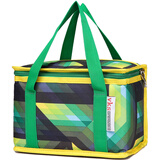 vks未克思 手提饭盒包 加厚保温箱 大号保温袋 保温包 家用母乳保鲜冷藏冰包 保热保冷保鲜包 v-10绿