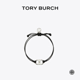 Tory Burch 汤丽柏琦 “怀梦前行”手链奢侈品饰品TB 143017 Tory 银/黑色 070