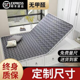思汐榻榻米床垫定做椰棕家用定制床垫乳胶床垫可折叠踏踏米垫飘窗垫窗台垫炕订制尺寸 竹炭纤维3D灰 【定制尺寸】专拍