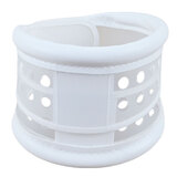 汉东 升降颈托医用家用 护颈透气脖套 支撑颈部固定器 护颈椎带护脖子 基础款白色 J01 L