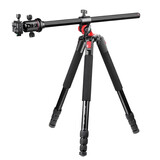 曼比利（Manbily） MPT-284相机三脚架横置中轴垂直俯拍微距拍摄影单反相机微单三角架摇臂万向角度运镜三角支架 MPT-284含KB-0套装