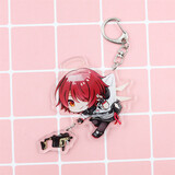 八府安明日方舟吊坠挂件动漫游戏周边精美动漫钥匙扣亚克力夹层双面 能天使吊坠款