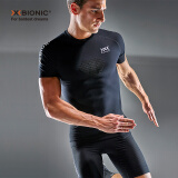 XBIONIC全新4.0优能速跑短袖T恤男士功能内衣压缩衣跑步健身骑行户外运动 猫眼黑/极地白 2XL
