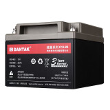 山特（SANTAK） 城堡系列电池免维护UPS不间断电源机房服务器专用阀控式铅酸蓄电池 C12-26AH