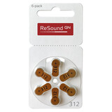 朵享瑞声达峰力西门子奥迪康助听器通用纽扣电池a10a13a312a675  A 312【1盒60粒】