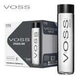 挪威原装进口芙丝(VOSS)苏打水气泡水(含气)800ml*12瓶(玻璃瓶)整箱装