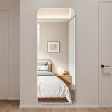 四居屋【顺丰包安装】无框穿衣镜挂墙全身镜子试衣镜防爆玄关镜子粘贴墙 壁挂40*150cm  5mm高清无铜银镜 包安装