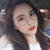 帕娜美菈（PANOLIMCERA）【顺丰发货】防辐射眼镜防蓝光近视超轻多边形护眼男显瘦女素颜镜 黑银色 【防辐射 防蓝光】1.67非球面