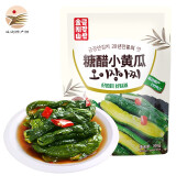 金刚山辣白菜韩国泡菜朝鲜延边韩式下饭菜 900g 3袋 酸甜小黄瓜300g*3袋