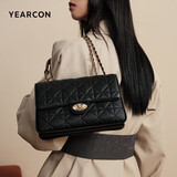 意尔康包包女款2025年菱格链条包小香风百搭斜挎送女友腋下包女士单肩包