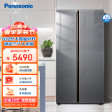 松下（Panasonic）632升大容量冰箱双开门对开门 1级能效 银离子kang菌装置 风冷无霜NR-EW63WXA-H