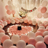 酷依宝七夕求婚道具浪漫气球生日场景布置创意用品表白房间室内套餐装饰