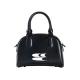 Crying center 哭喊中心 经典复古中号波士顿包斜挎包单肩包包皮包 黑色(升级版)皮质偏亮